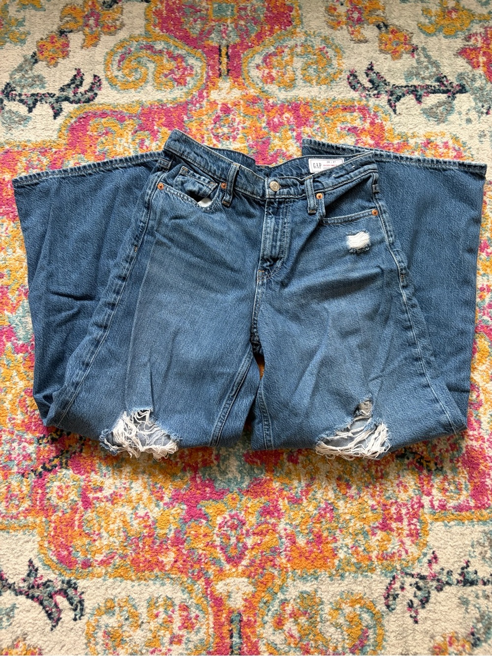 GAP ripped jeans